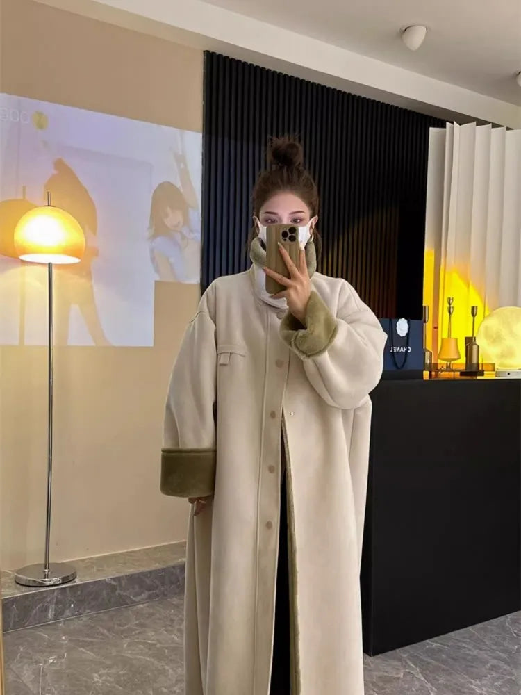 Cappotto elegante con pelo morbido